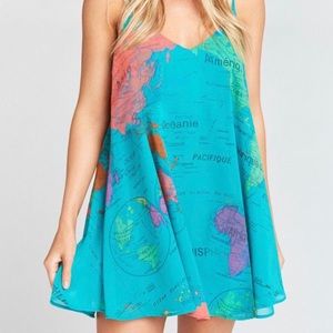 Show me your mumu whole mu world mini dress small